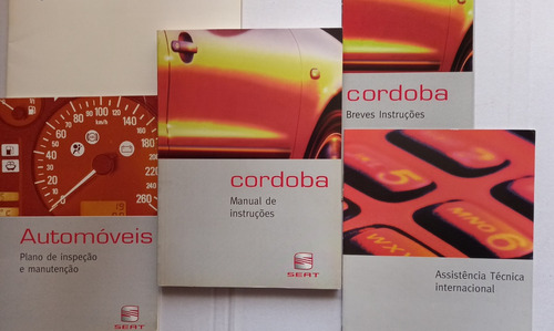 Manual Do Proprietário Seat Cordoba 2000 Em Branco Original