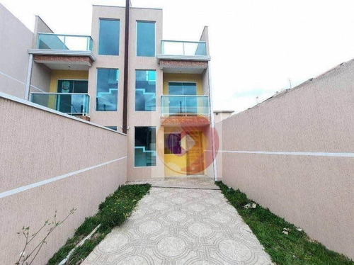 Sobrado Com 3 Dormitórios À Venda, 90 M² Por R$ 330.000,00 - Sítio Cercado - Curitiba/pr - So0124