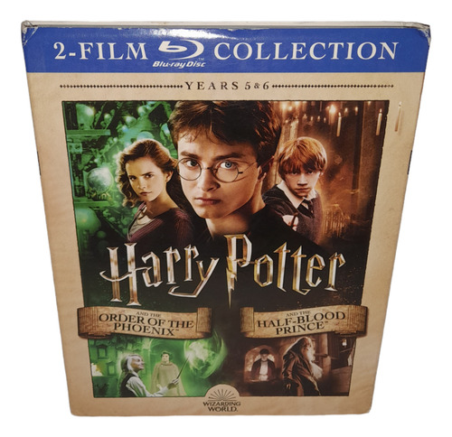 Harry Potter Bluray 2 Film Order Of The Phoenix + Half Blood