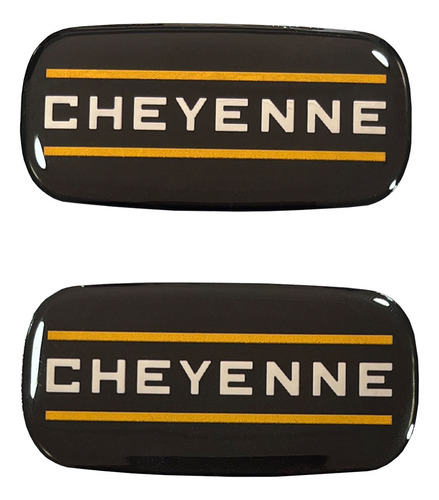 Emblema Cheyenne Modelo Viejo (kit 2 Unidades)