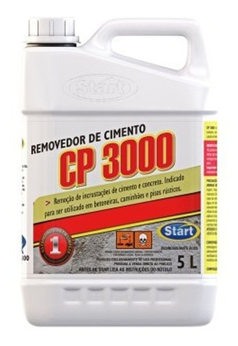 Cp3000 Removedor De Incrustações Cimento E Concreto 5l Start