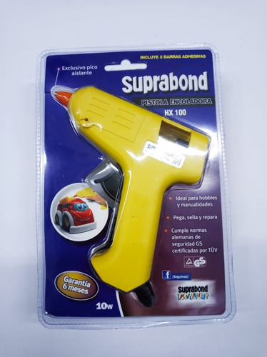 Pistola De Pegamento Suprabond Encoladora + Dos Barras Adhes