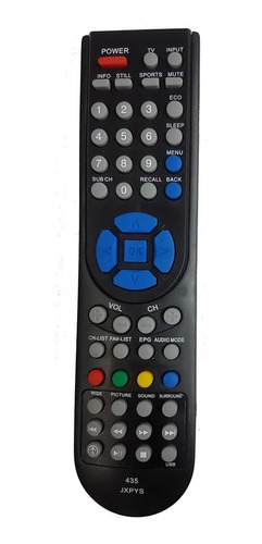 Control Remoto Lcd 435 Para Tv Philco Sanyo Noblex Jvc