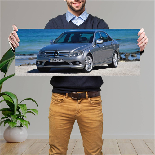 Cuadro 30x80cm Auto 2007 Mercedes Benz C Class A 519