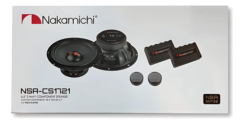 Kit Alto Falante 2 Vias 6,5 140w Alta Fidelidade Nakamichi