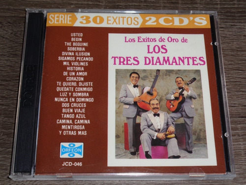 Los Tres Diamantes, Serie 30 Exitos, 2cd's, Orfeon 