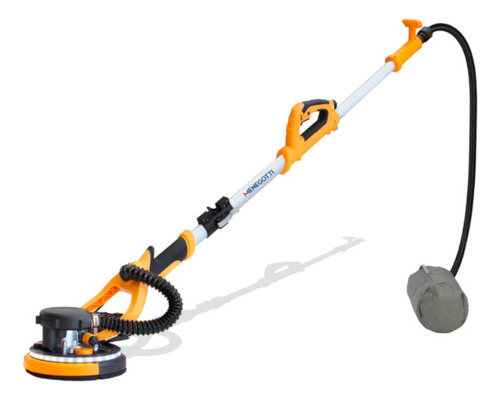 Lixadeira profissional de parede Menegotti Prime MLP 750H LED amarela 60Hz 750W 127V