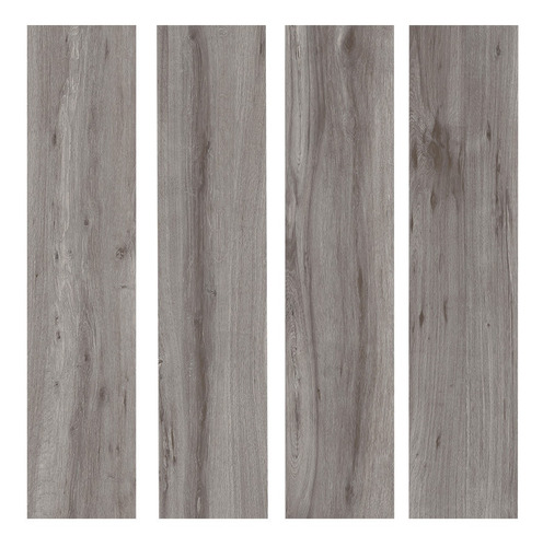 Porcelanato Europeo 22.5 X 90 Mate Tipo Madera Gris