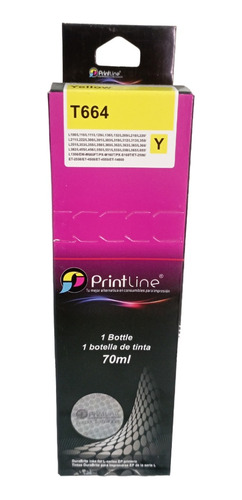 Tinta Epson Genérico Printline 664 Yellow