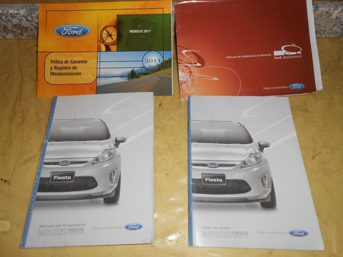 Manual Catalogo Del Usuario Asistencia Ford Fiesta Titanium 