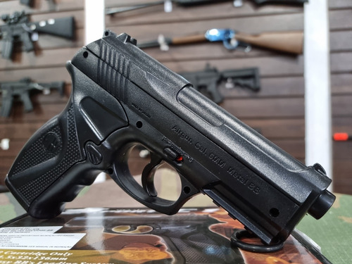 Imagem 7 de 7 de Combo Airgun Pistola C11 Rossi Wingun Esfera De Aço 6mm