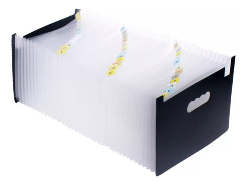 Organizador A4 De Pasta De Arquivos Com 25 Bolsos De Expansã