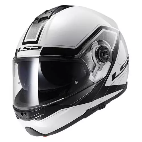 CASCO MODULAR O ABATIBLE LS2 FF325 STROBE NEGRO