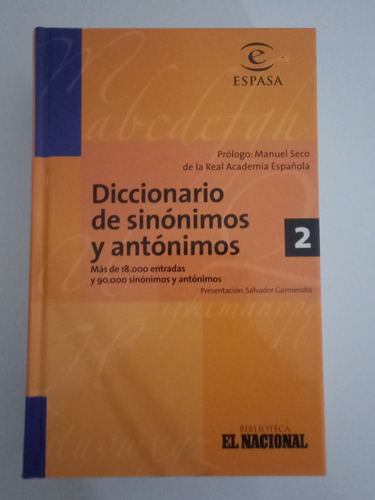 Diccionario Sinonimo/antonimo, Gramatica Eng/esp, Ortografia