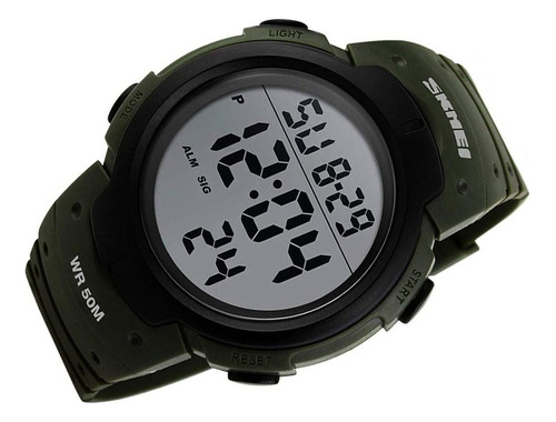 Reloj Deportivo Digital Con Pantalla Led Resistente Al Agua