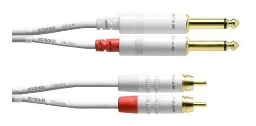 Cables Para Instrumentos Cordial Pc Cable Cfu 1,5 Pc-snow Wh