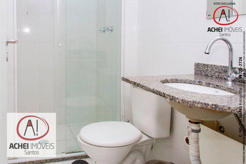 Imagem 24 de 30 de Apartamento Com 2 Dormitórios, Sala Com Sacada, Lazer Completo, 1 Vaga À Venda, 64 M² Por R$ 455.000 - Marapé - Santos/sp - Ap10953
