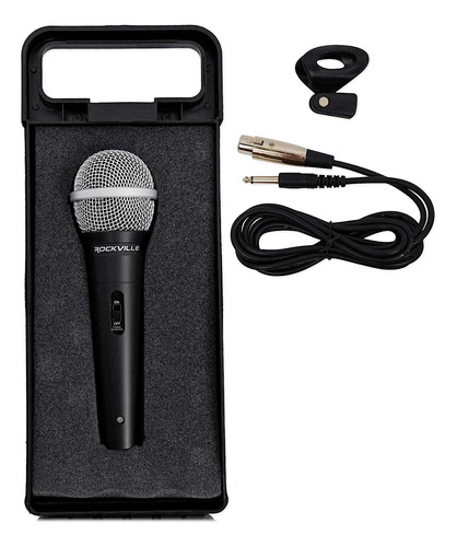 Rockville High-end Metal Dj Handheld Micrófono Microfono Mic