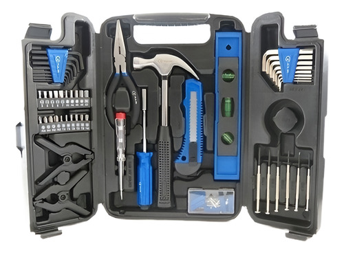 Set Herramientas 130 Pcs Martillo Alicate Puntas Nivel Llave