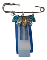 Comprar Escarapelas Patrias Con Gemas Y Dijes Amarillo Gemas Bandera