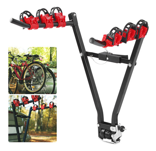 Rack Porta Bicicletas Universal Auto Cajuela 3 Bicis