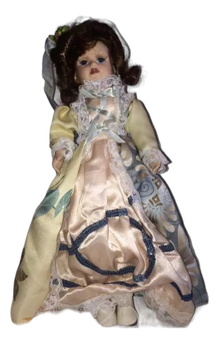 Muñeca De Porcelana Boneca Importada Coleccion Decoracion