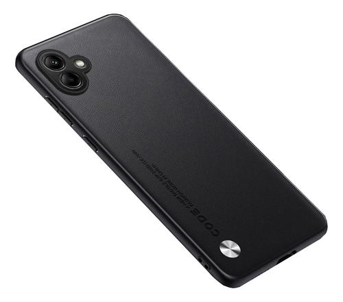 Case For Samsung Galaxy A06 5g Cáscara De Piel Simple+mica