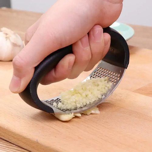 Default - Stainless Steel Garlic Press Manual Garlic Mashing