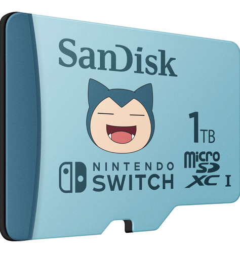 Cartão Sandisk 1tb Microsdxc, Pokémon Snorlax Edition
