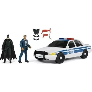 Spin Master The Batman - Batman & Lt Gordon Set Dc Cop Car