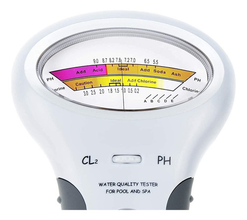 Kit De Prueba De Ph Y Cloro 2 En 1 Pc-102 Con Sonda