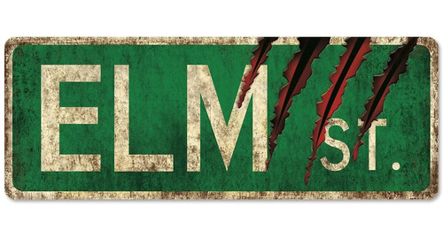 Elm Street Sign  16x6  Horror Movie  L Sign  Nightmare ...
