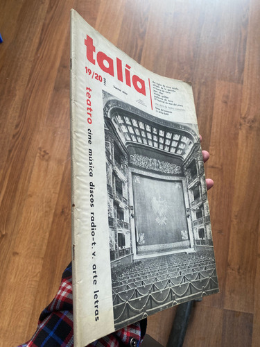 Talia Revista De Teatro Y Arte Año V N 19/20 Noviembre 1960 (Usado)