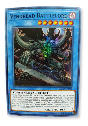 Yugi-oh! Vendread Battlelord Exfo-en082 Super