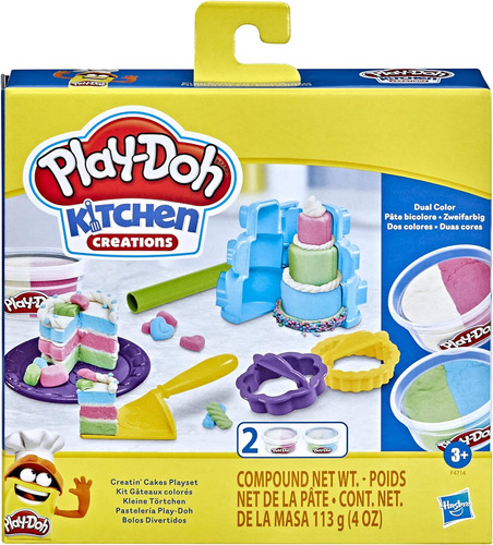Play-doh Pastelería Set De Juego Incluye 6 Accesorios