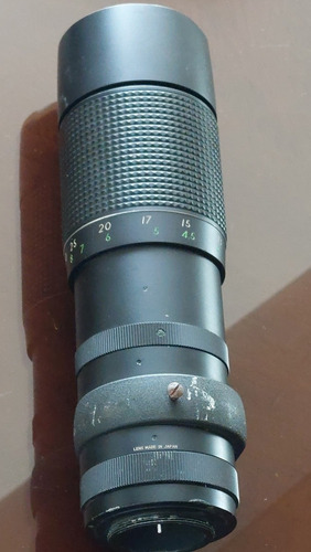 Imagen 6 de 10 de Camara Antigua Zenit Con Lente Super Carenar 1:55 F=300mm