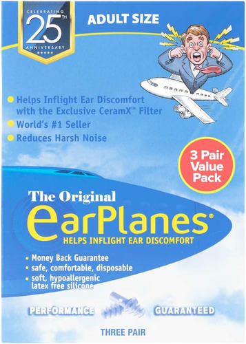 Nuevo Super Soft Adult ® Tapones Oídos Airplane Trave...