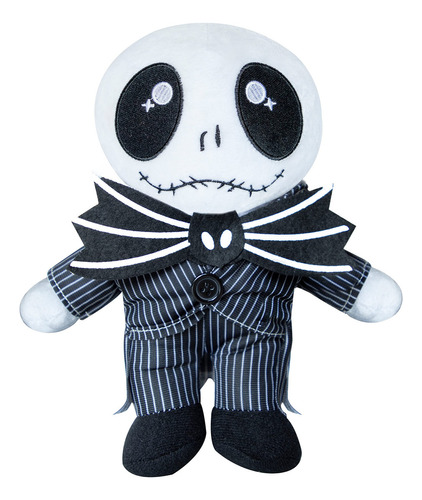 Jack Skellington - Muñeca De Peluche De 9 Pulgadas, The Ni. Color Black