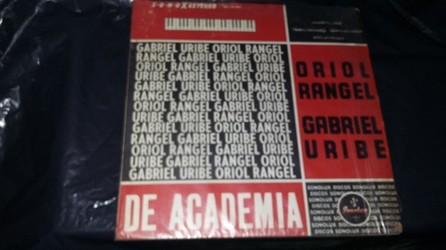 Oriol Rangel Gabriel Uribe De Academia Lp Vinilo Colombiana
