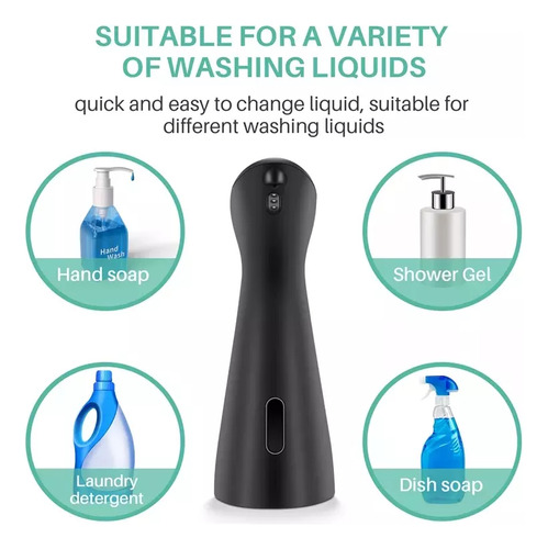 Jabón Líquido Con Sensor De Movimiento Automático De 2 Dispe