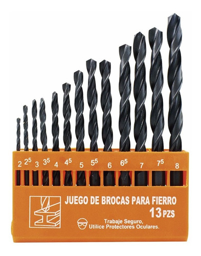 Juego De Brocas Para Fierro Set 13 Pcs (ask01003) - Asaki