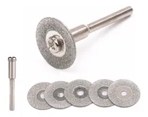 Comprar 1x5 Discos De Corte Diamantados 16mm + Vastago Para Dremel