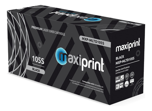 Toner Samsung Mltd-105s 105s 105 Compatible Maxiprint  