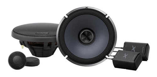 Parlantes Componentes  6 6.5 Alpine Para Auto X S65c Tweeter