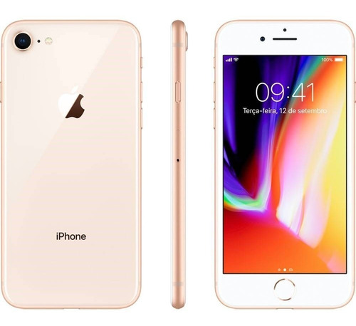 Seminovo: iPhone 8 64gb Dourado Tela 4.7 Câmera 12mp - Laol