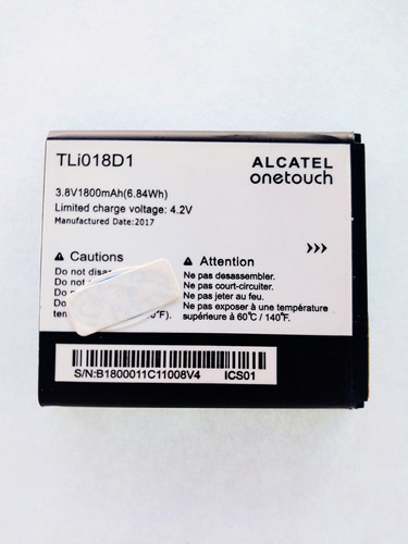 Batería Alcatel 5015/5016 (tli018d1) 1800mah