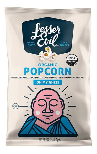 Palomitas Lesser Evil Ghee 142g