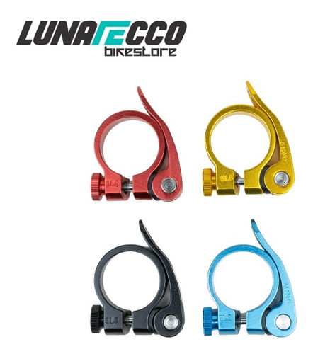 Abrazadera 28.6 Mm Para Bicicleta Color Oro