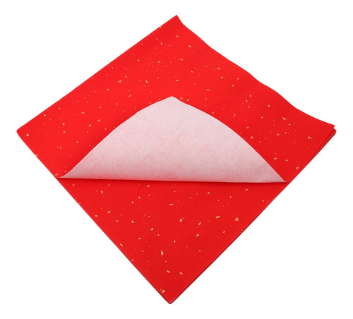 Sewacc 40 Hoja Papel Rojo Xuan Chino Para Caligrafia Año Fu