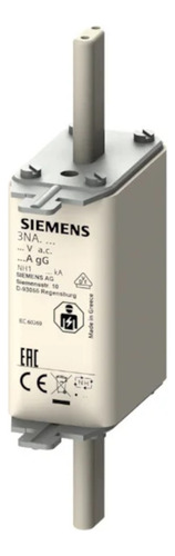 Fusível Nh Retardado T.1 160a 500vca 3na3136 Siemens